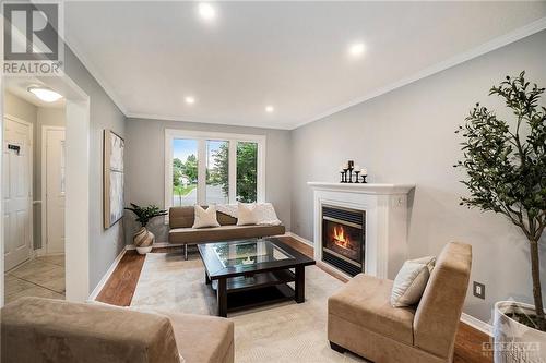 180 Equestrian Drive, Kanata, ON - Indoor Photo Showing Living Room With Fireplace