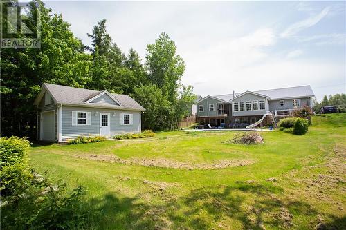 617 Salisbury Rd, Moncton, NB - Outdoor With In Ground Pool With Backyard