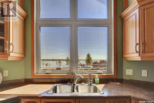 400 Lakeshore Drive, Wee Too Beach, SK - Indoor Photo Showing Kitchen With Double Sink