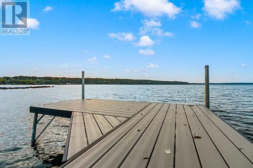 Shared Dock - 535 Isaac Street Unit# 203, South Bruce Peninsula, ON - Outdoor With Body Of Water With View