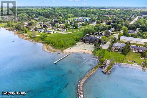 535 Isaac Street Unit# 203, South Bruce Peninsula, ON - Outdoor With Body Of Water With View