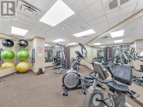 4955 Riverside Drive Unit# 501, Windsor, ON - Indoor Photo Showing Gym Room