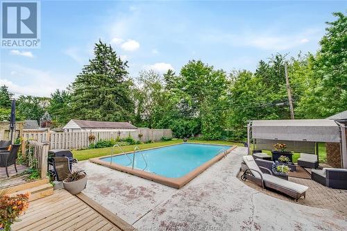 2419 Westminster, Windsor, ON - Outdoor With In Ground Pool With Backyard