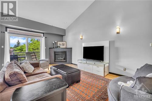 1503 Campeau Drive, Ottawa, ON - Indoor Photo Showing Living Room With Fireplace