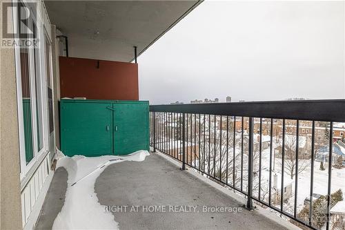 East facing balcony - 708 - 158B Mcarthur Avenue, Vanier And Kingsview Park (3404 - Vanier), ON - Outdoor With Balcony With Exterior