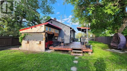 861 100Th Street, North Battleford, SK - Outdoor With Backyard