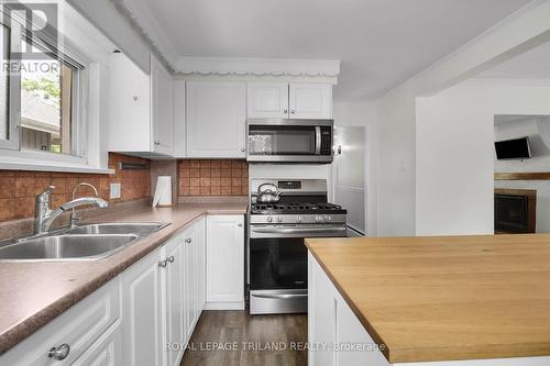 159 High Street, London, ON - Indoor Photo Showing Kitchen With Double Sink