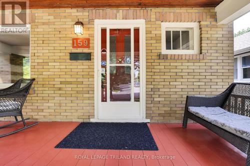 159 High Street, London, ON - Outdoor With Deck Patio Veranda With Exterior