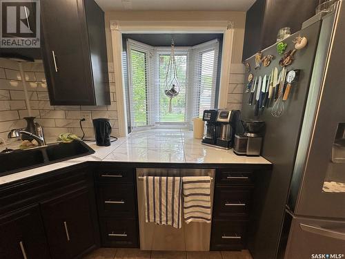 633 Mary Street, Canora, SK - Indoor Photo Showing Kitchen With Double Sink