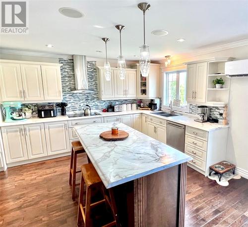 16 Parkside Crescent, Clarenville, NL - Indoor Photo Showing Kitchen With Double Sink