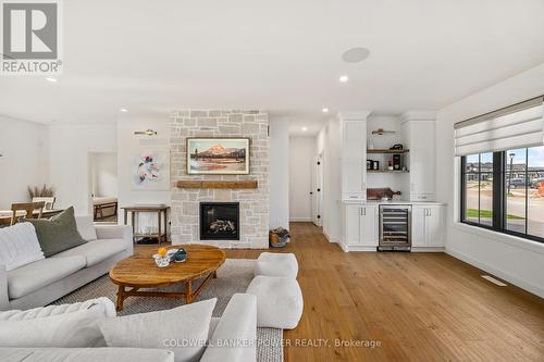 2177 Linkway Boulevard, London, ON - Indoor Photo Showing Living Room With Fireplace