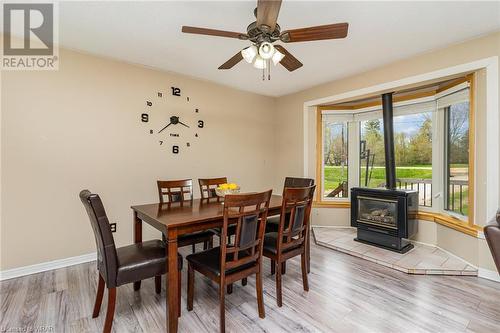 402170 County Rd 15, Grand Valley, ON - Indoor Photo Showing Dining Room With Fireplace