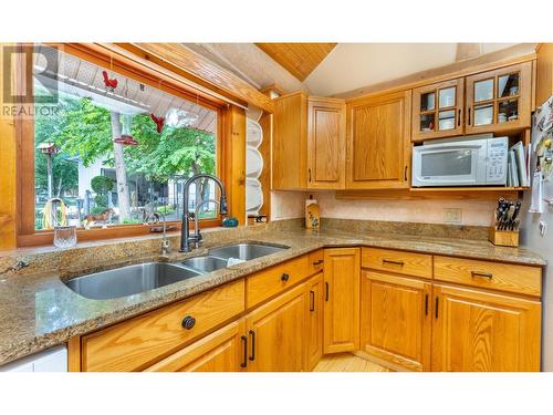 1958 Rykerts Road, Lister, BC - Indoor Photo Showing Kitchen With Double Sink