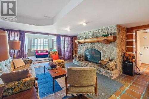 72797 Ravine Drive, Bluewater (Zurich), ON - Indoor Photo Showing Living Room With Fireplace