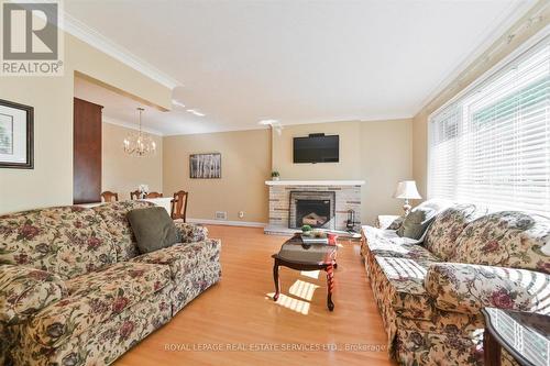 50 Silverhill Drive, Toronto, ON - Indoor Photo Showing Living Room With Fireplace
