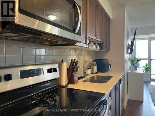 2106 - 1255 Bayly Street, Pickering, ON - Indoor Photo Showing Kitchen With Double Sink