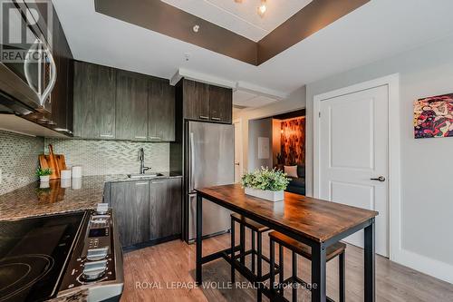 218 - 155 St Leger Street, Waterloo, ON - Indoor Photo Showing Kitchen