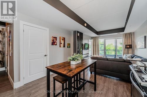 218 - 155 St Leger Street, Waterloo, ON - Indoor Photo Showing Living Room