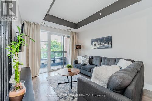 218 - 155 St Leger Street, Waterloo, ON - Indoor Photo Showing Living Room