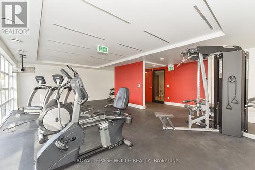 218 - 155 St Leger Street, Waterloo, ON - Indoor Photo Showing Gym Room