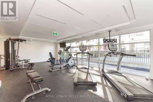 218 - 155 St Leger Street, Waterloo, ON - Indoor Photo Showing Gym Room