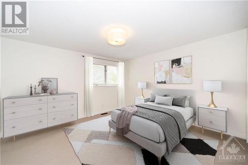 Virtually staged bedroom does not include curtains or rods. - 37 Slade Crescent, Ottawa, ON - Indoor Photo Showing Bedroom