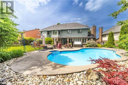 37 Slade Crescent, Ottawa, ON - Outdoor With In Ground Pool With Backyard