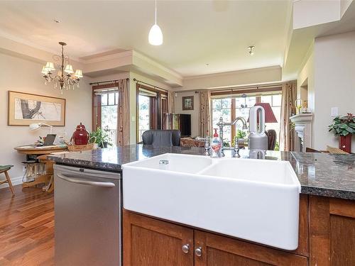 304-2006 Troon Crt, Langford, BC - Indoor Photo Showing Kitchen With Double Sink