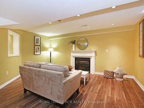 38 Delattaye Ave, Aurora, ON - Indoor Photo Showing Living Room With Fireplace