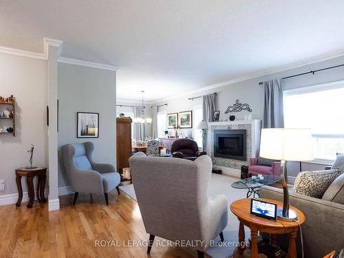 300 Mccord St, Wellington North, ON - Indoor Photo Showing Living Room With Fireplace