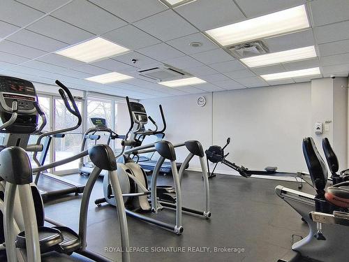 709-155 Hillcrest Ave, Mississauga, ON - Indoor Photo Showing Gym Room