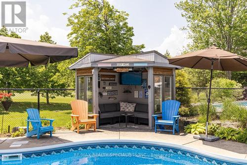 4152 Arbourfield Drive, Burlington, ON - Outdoor With In Ground Pool With Deck Patio Veranda
