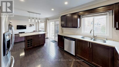 1091 Laurier Avenue, Milton, ON - Indoor Photo Showing Kitchen With Double Sink