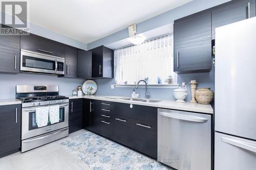 8 Edwin Drive, Brampton, ON - Indoor Photo Showing Kitchen With Double Sink