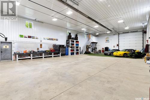 Szeles Acreage, Edenwold Rm No. 158, SK - Indoor Photo Showing Garage