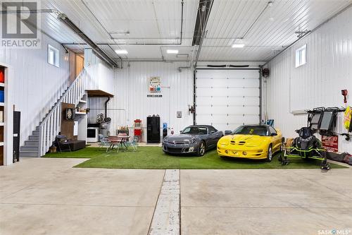 Szeles Acreage, Edenwold Rm No. 158, SK - Indoor Photo Showing Garage