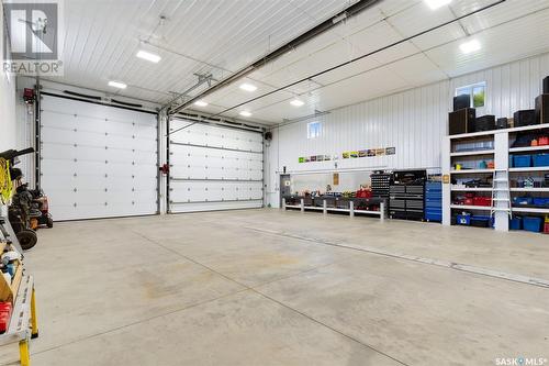 Szeles Acreage, Edenwold Rm No. 158, SK - Indoor Photo Showing Garage