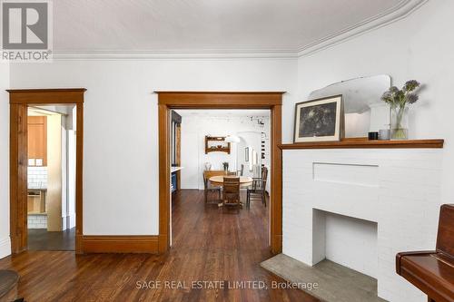 1402 Dundas Street W, Toronto, ON - Indoor Photo Showing Other Room With Fireplace