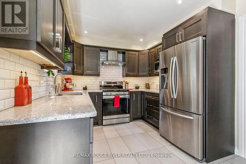 25 Fireside Drive, Toronto, ON - Indoor Photo Showing Kitchen With Stainless Steel Kitchen With Upgraded Kitchen