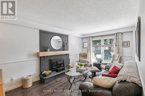 25 Fireside Drive, Toronto, ON - Indoor Photo Showing Living Room With Fireplace