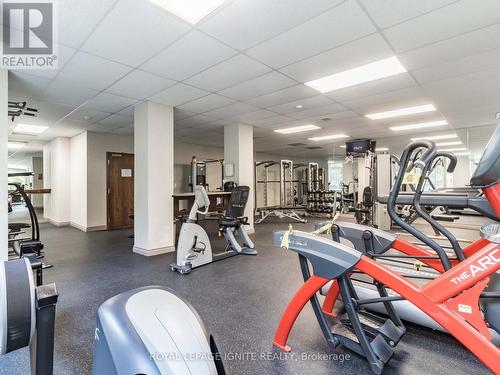 1711 - 156 Enfield Place, Mississauga, ON - Indoor Photo Showing Gym Room