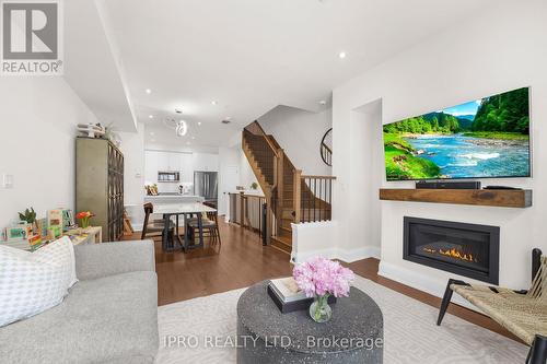 42 - 79 Elder Avenue E, Toronto, ON - Indoor Photo Showing Living Room With Fireplace