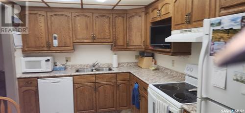 207 453 Walsh Trail, Swift Current, SK - Indoor Photo Showing Kitchen With Double Sink