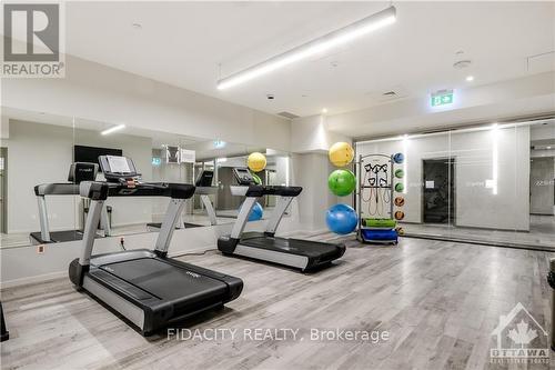 1605 - 101 Queen Street, Ottawa, ON - Indoor Photo Showing Gym Room