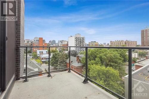 203 Catherine Street Unit#614, Ottawa, ON - Outdoor With Balcony With View