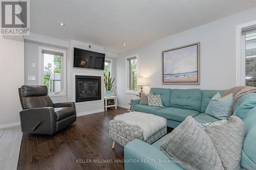 230 Moorlands Crescent, Kitchener, ON - Indoor Photo Showing Living Room With Fireplace