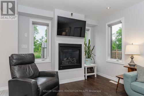 230 Moorlands Crescent, Kitchener, ON - Indoor Photo Showing Living Room With Fireplace