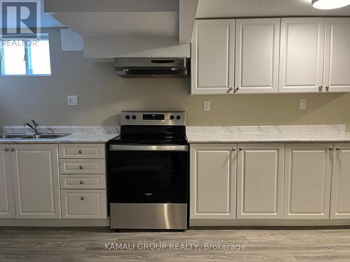 Bsmt - 75 Keewatin Street S, Oshawa, ON - Indoor Photo Showing Kitchen With Double Sink