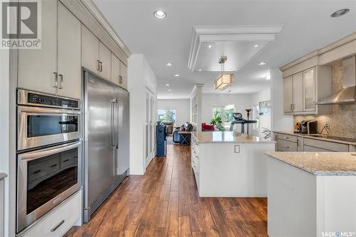 426 Greenbryre Lane, Greenbryre, SK - Indoor Photo Showing Kitchen With Upgraded Kitchen