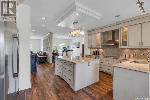 426 Greenbryre Lane, Greenbryre, SK - Indoor Photo Showing Kitchen With Upgraded Kitchen